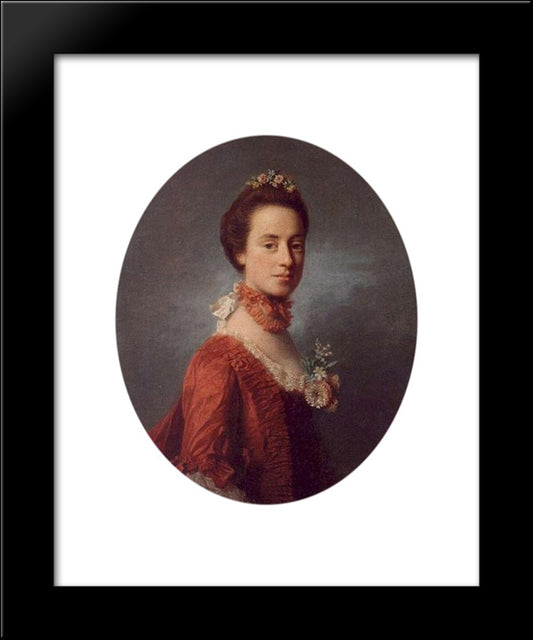 Mary Digges (1737-1829) Lady Robert Manners 20x24 Black Modern Wood Framed Art Print Poster by Ramsay, Allan