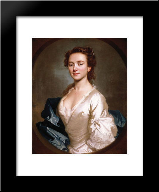 Miss Craigie 20x24 Black Modern Wood Framed Art Print Poster by Ramsay, Allan