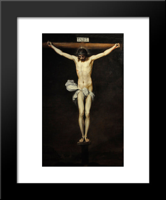 The Crucifixion 20x24 Black Modern Wood Framed Art Print Poster by Cano, Alonzo