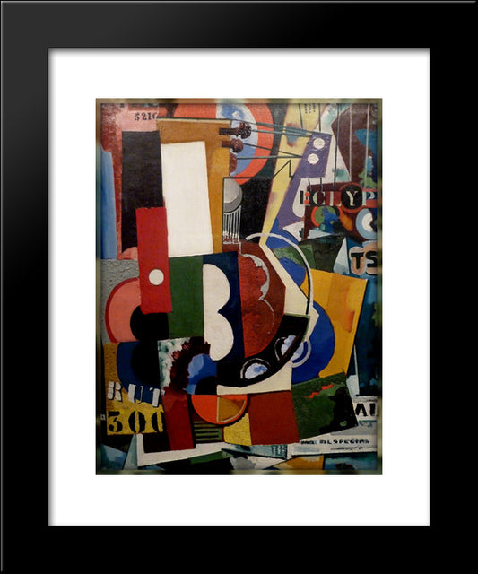 Brut (300 Tsf) 2 20x24 Black Modern Wood Framed Art Print Poster by Souza Cardoso, Amadeo de