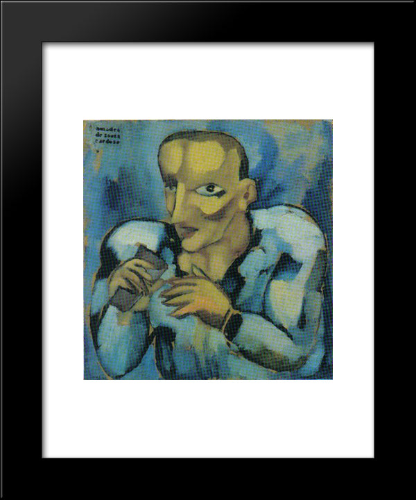 The Rat 1915 20x24 Black Modern Wood Framed Art Print Poster by Souza Cardoso, Amadeo de