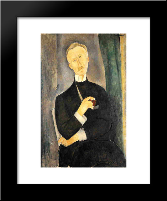 Roger Dutilleul 20x24 Black Modern Wood Framed Art Print Poster by Modigliani, Amedeo