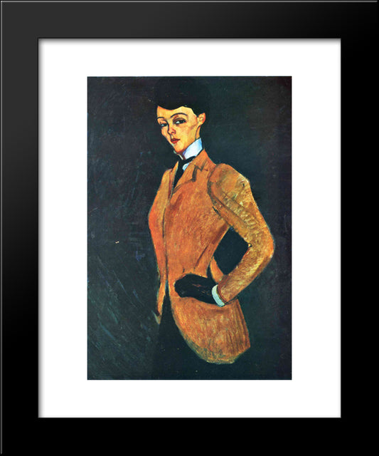 The Amazon 20x24 Black Modern Wood Framed Art Print Poster by Modigliani, Amedeo