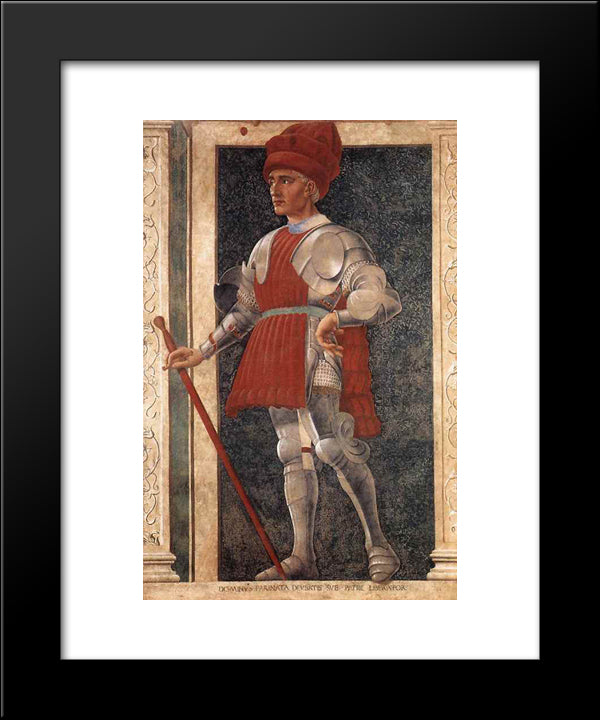 Farinata Degli Uberti 20x24 Black Modern Wood Framed Art Print Poster by Castagno, Andrea del