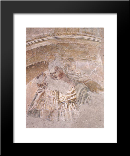 Madonna And Child 20x24 Black Modern Wood Framed Art Print Poster by Castagno, Andrea del