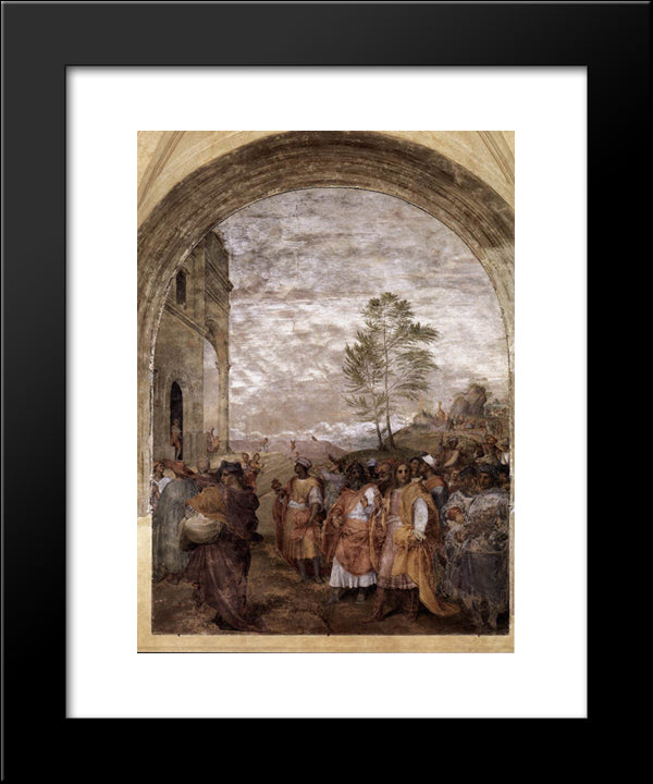 The Journey Of The Magi 20x24 Black Modern Wood Framed Art Print Poster by Sarto, Andrea del