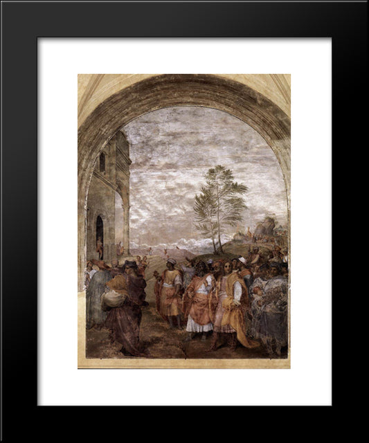 The Journey Of The Magi 20x24 Black Modern Wood Framed Art Print Poster by Sarto, Andrea del