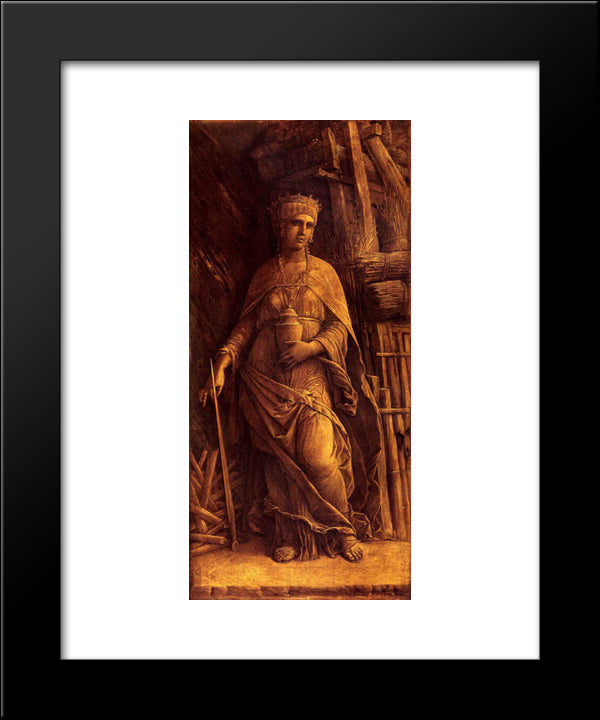 Dido 20x24 Black Modern Wood Framed Art Print Poster by Mantegna, Andrea