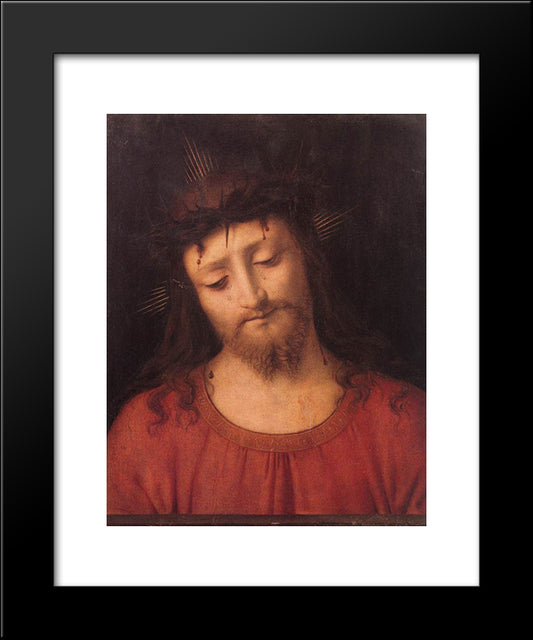 Ecce Homo 20x24 Black Modern Wood Framed Art Print Poster by Solario, Andrea