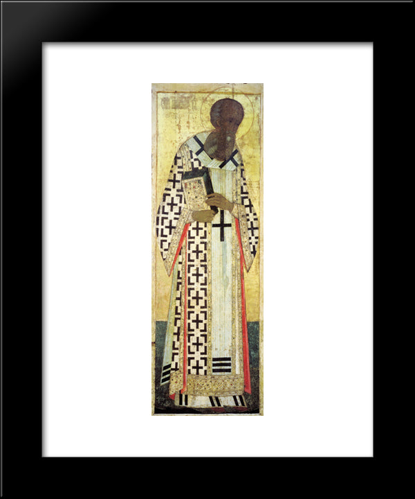 Gregory The Theologian 20x24 Black Modern Wood Framed Art Print Poster by Rublev, Andrei
