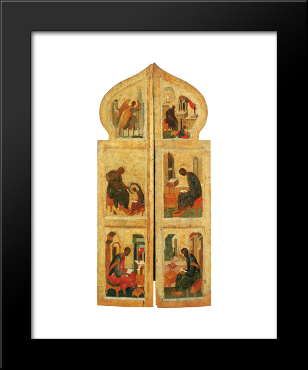 Holy Gates 20x24 Black Modern Wood Framed Art Print Poster by Rublev, Andrei