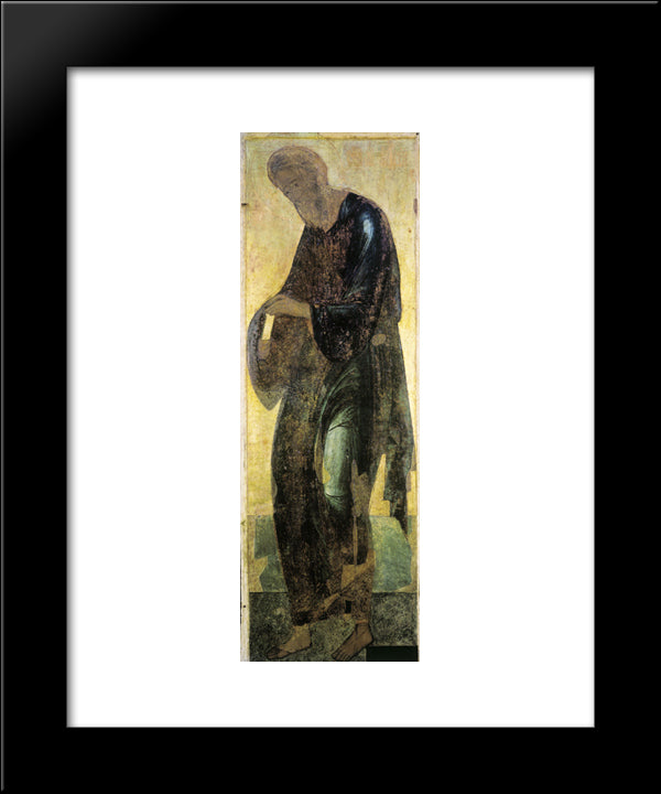 Saint Andrew 20x24 Black Modern Wood Framed Art Print Poster by Rublev, Andrei