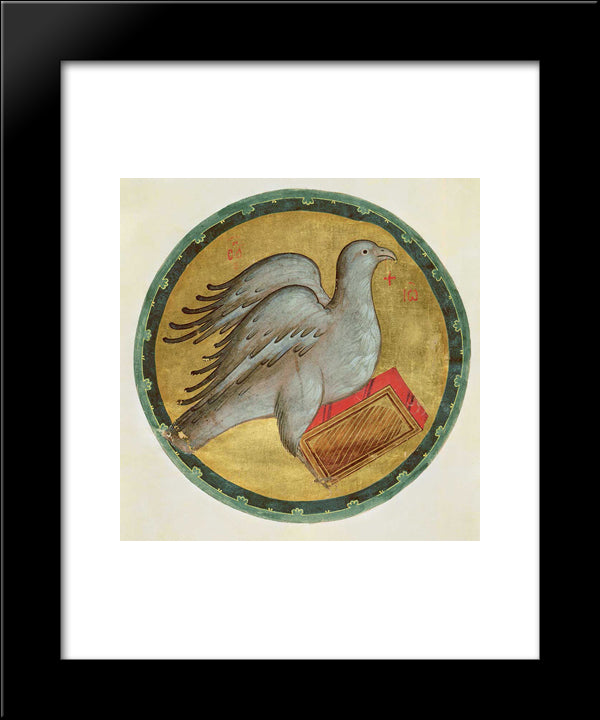 The Eagle Of St. John The Evangelist 20x24 Black Modern Wood Framed Art Print Poster by Rublev, Andrei