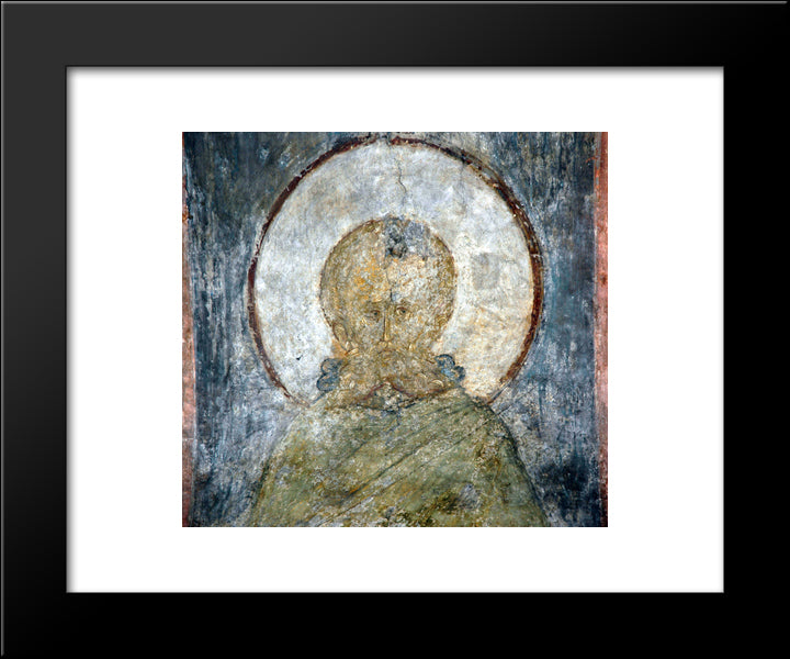 The Last Judgement Sabbas The Sanctified 20x24 Black Modern Wood Framed Art Print Poster by Rublev, Andrei