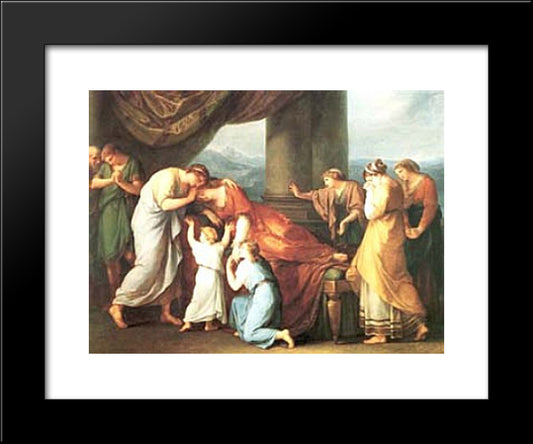 Alcestis 20x24 Black Modern Wood Framed Art Print Poster by Kauffman, Angelica