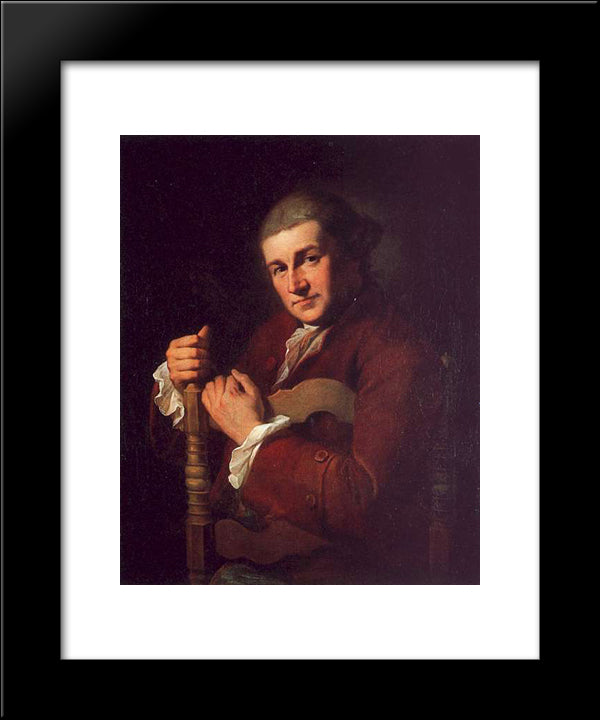 Garrick 20x24 Black Modern Wood Framed Art Print Poster by Kauffman, Angelica