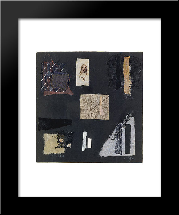 Number 126 20x24 Black Modern Wood Framed Art Print Poster by Ryan, Anne
