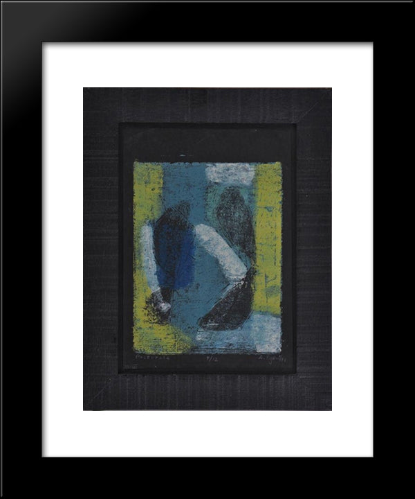 Pastorale 20x24 Black Modern Wood Framed Art Print Poster by Ryan, Anne