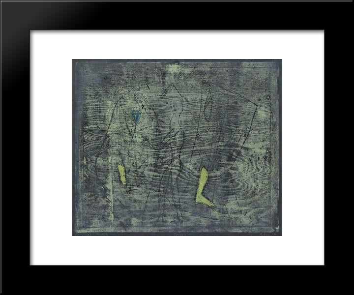 Personal World 20x24 Black Modern Wood Framed Art Print Poster by Ryan, Anne