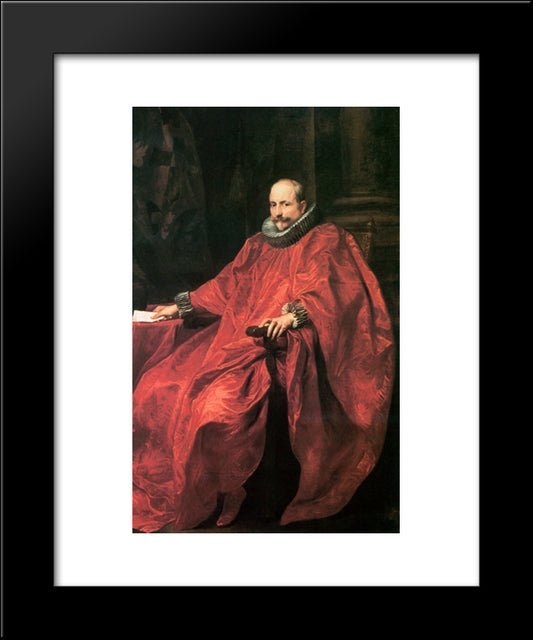 Agostino Pallavicini 20x24 Black Modern Wood Framed Art Print Poster by van Dyck, Anthony