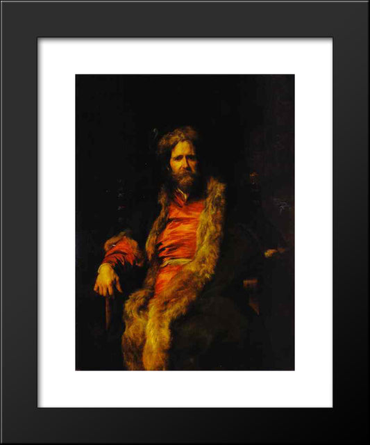 Martin Ryckaert 20x24 Black Modern Wood Framed Art Print Poster by van Dyck, Anthony