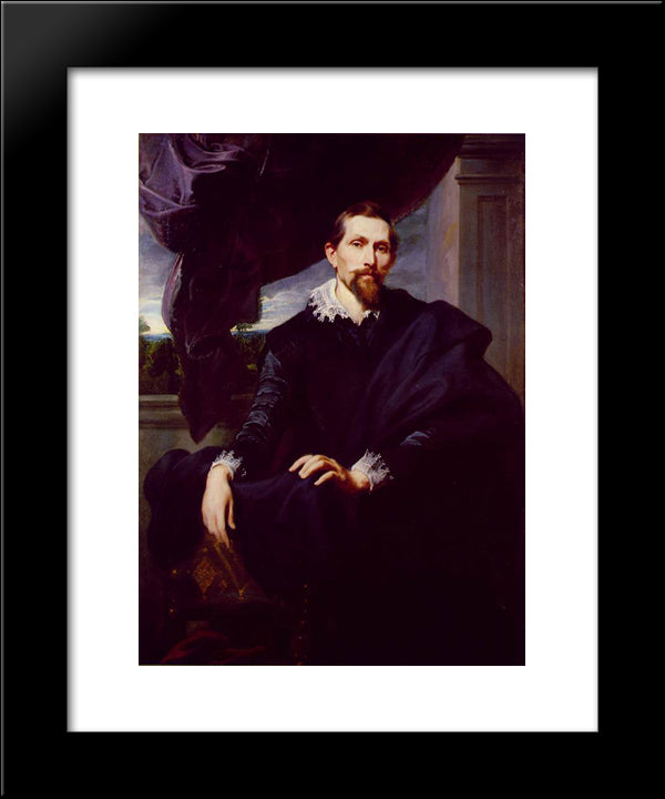 Snyders 20x24 Black Modern Wood Framed Art Print Poster by van Dyck, Anthony