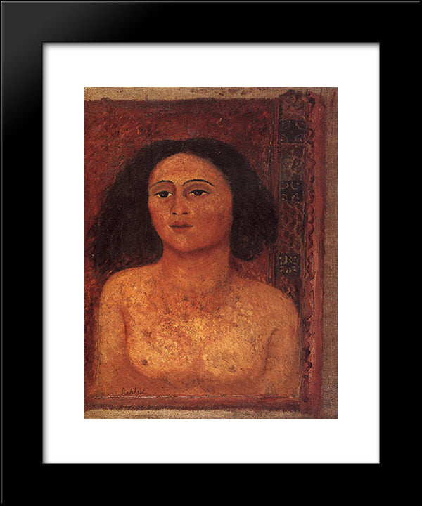 Adolescente 20x24 Black Modern Wood Framed Art Print Poster by Raphael, Antonietta