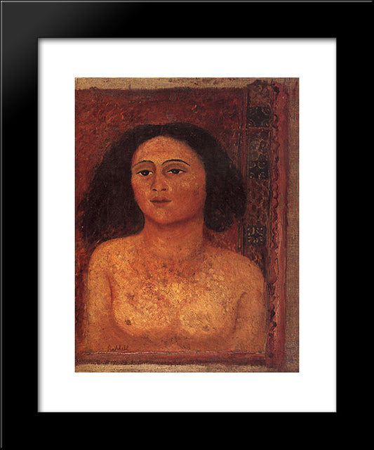 Adolescente 20x24 Black Modern Wood Framed Art Print Poster by Raphael, Antonietta