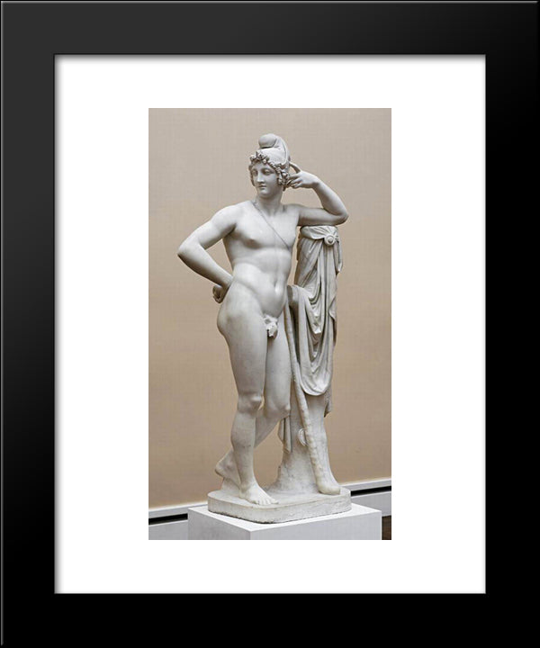 Paris 20x24 Black Modern Wood Framed Art Print Poster by Canova, Antonio