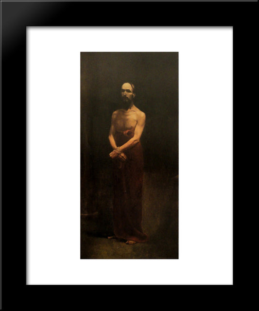 Ecce Homo 20x24 Black Modern Wood Framed Art Print Poster by Carneiro, Antonio