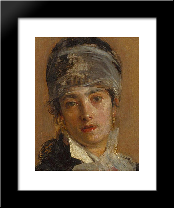 The Customs (Detail) 20x24 Black Modern Wood Framed Art Print Poster by Mancini, Antonio