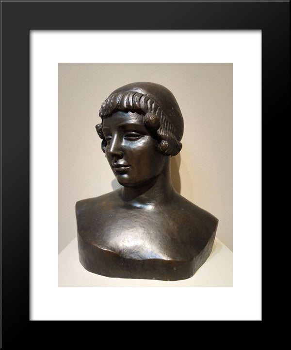 Bust Of Venus 20x24 Black Modern Wood Framed Art Print Poster by Maillol, Aristide