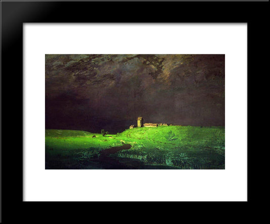 After A Rain 20x24 Black Modern Wood Framed Art Print Poster by Kuindzhi, Arkhip