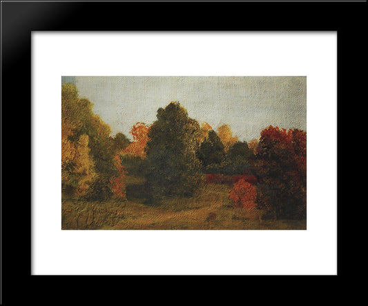 Autumn 20x24 Black Modern Wood Framed Art Print Poster by Kuindzhi, Arkhip