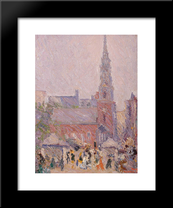 Park Street Church 20x24 Black Modern Wood Framed Art Print Poster by Gorky, Arshile