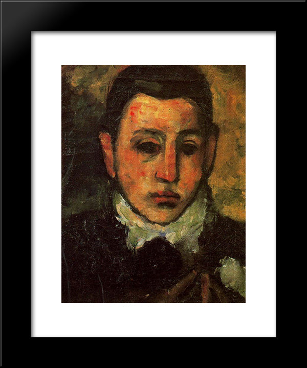 Self-Portrait At The Age Of Nine 20x24 Black Modern Wood Framed Art Print Poster by Gorky, Arshile