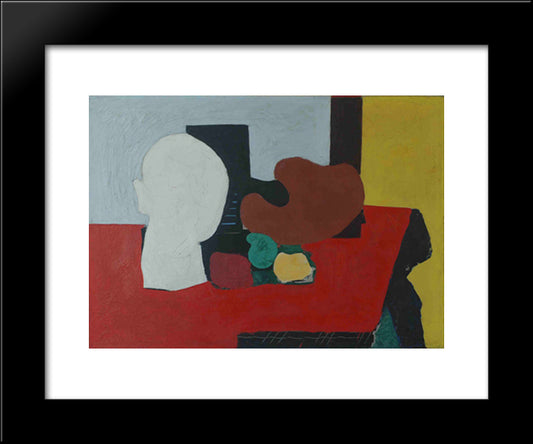 Still Life (Red And Yellow) 20x24 Black Modern Wood Framed Art Print Poster by Gorky, Arshile