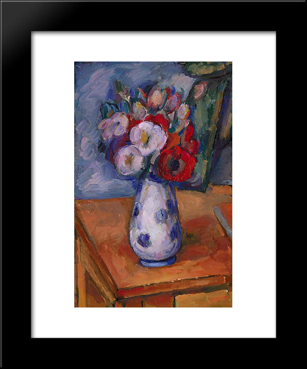 Still Life Of Flower 20x24 Black Modern Wood Framed Art Print Poster by Gorky, Arshile