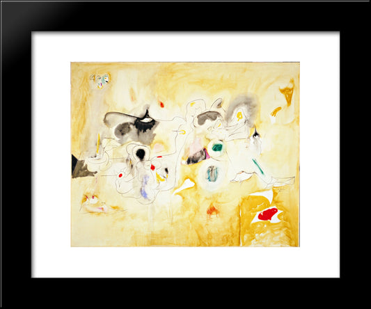 The Plough And The Song 20x24 Black Modern Wood Framed Art Print Poster by Gorky, Arshile