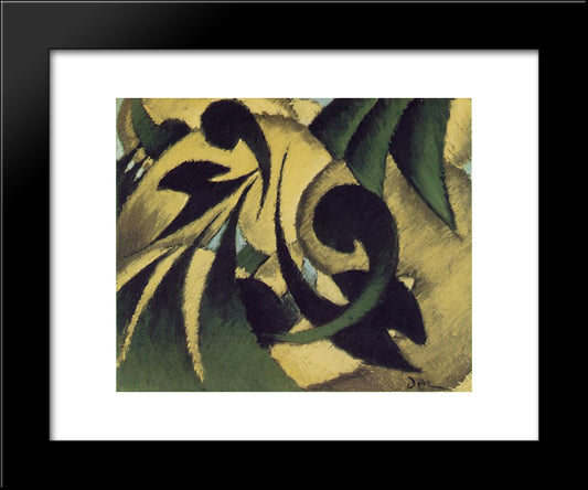 Nature Symbolized 20x24 Black Modern Wood Framed Art Print Poster by Dove, Arthur