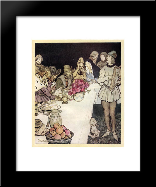 Tristan 20x24 Black Modern Wood Framed Art Print Poster by Rackham, Arthur