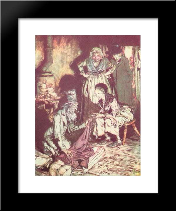 What Do You Call This - Said Joe 20x24 Black Modern Wood Framed Art Print Poster by Rackham, Arthur