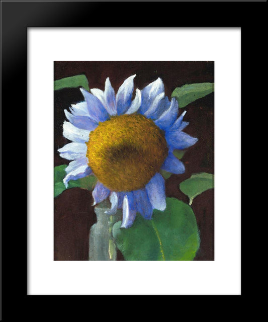 Sunflower 20x24 Black Modern Wood Framed Art Print Poster by Segal, Arthur