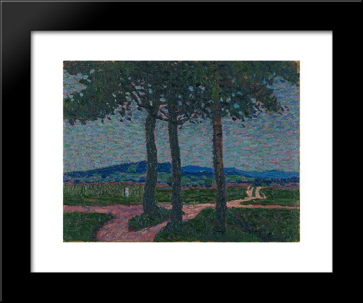 Weg Nach Kynwasser (Riesengebirge) 20x24 Black Modern Wood Framed Art Print Poster by Segal, Arthur