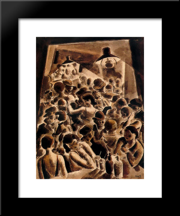 Ball 20x24 Black Modern Wood Framed Art Print Poster by Souto, Arturo