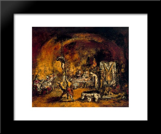 Chamber Of Torture 20x24 Black Modern Wood Framed Art Print Poster by Souto, Arturo