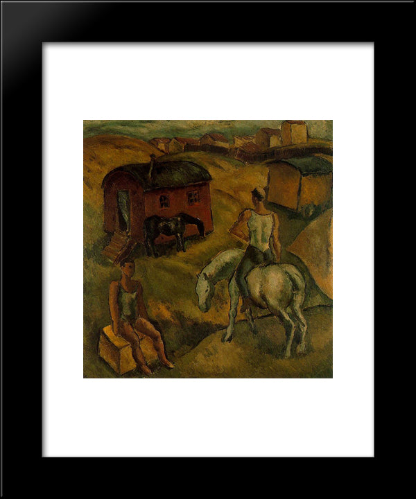 Nonsense 20x24 Black Modern Wood Framed Art Print Poster by Souto, Arturo