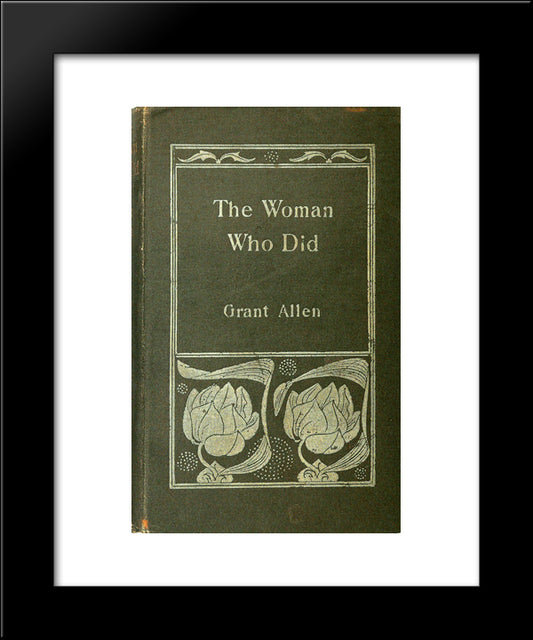 The Woman Who Did 20x24 Black Modern Wood Framed Art Print Poster by Beardsley, Aubrey