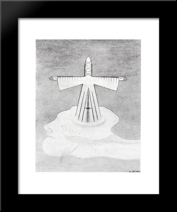 Antichrist 20x24 Black Modern Wood Framed Art Print Poster by Natterer, August