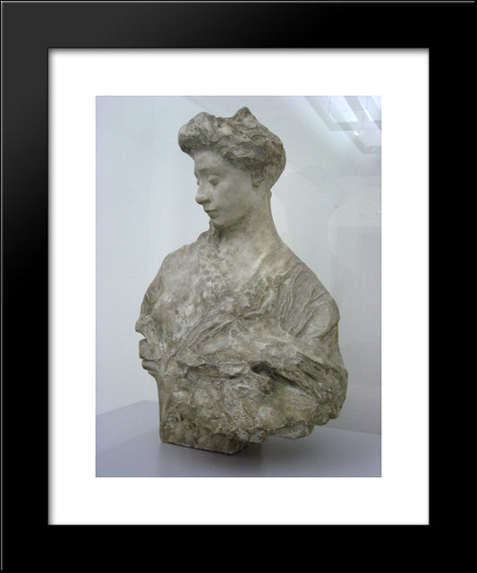 Madame Fenaille 20x24 Black Modern Wood Framed Art Print Poster by Rodin, Auguste